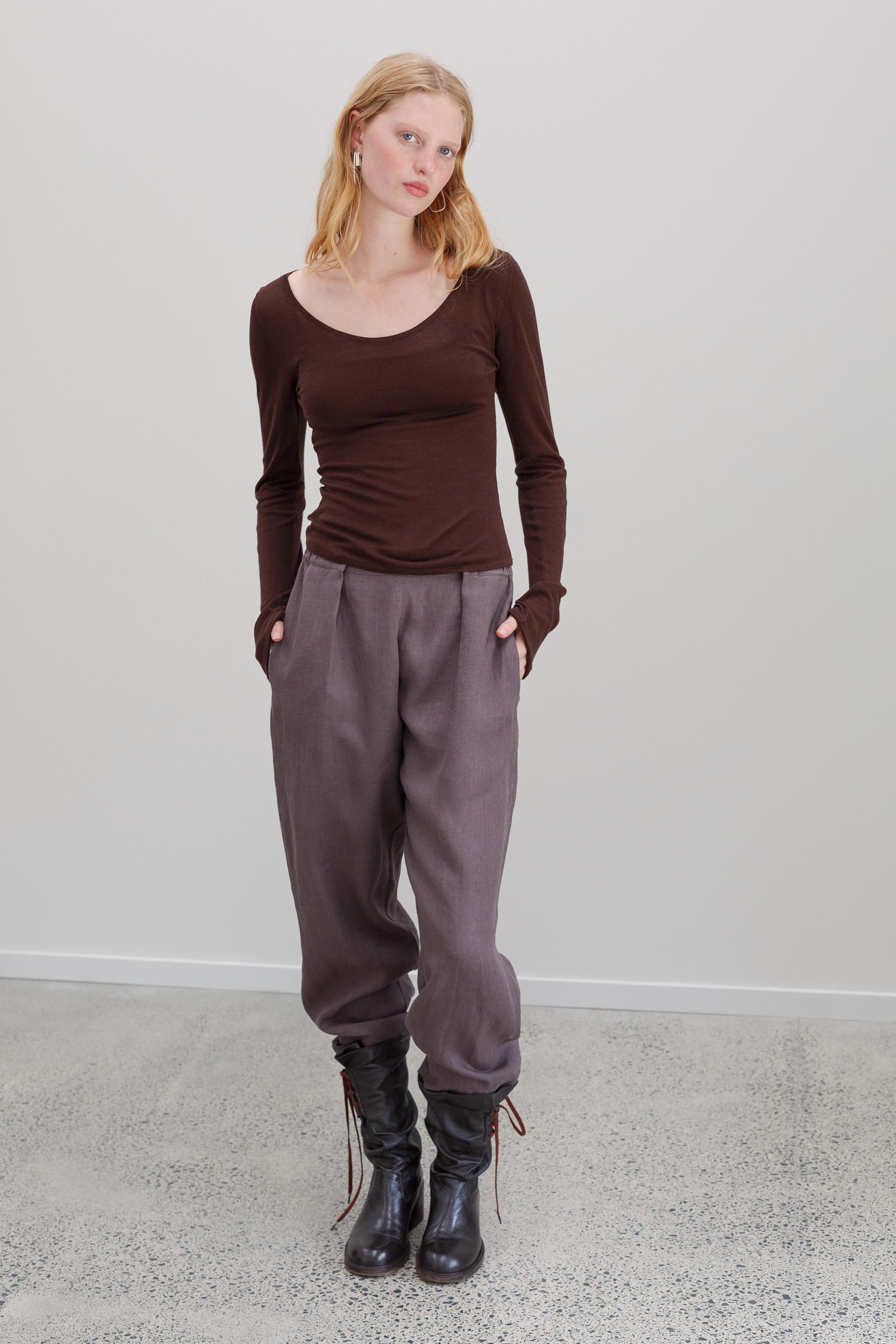 Garden Linen Pants - Ash