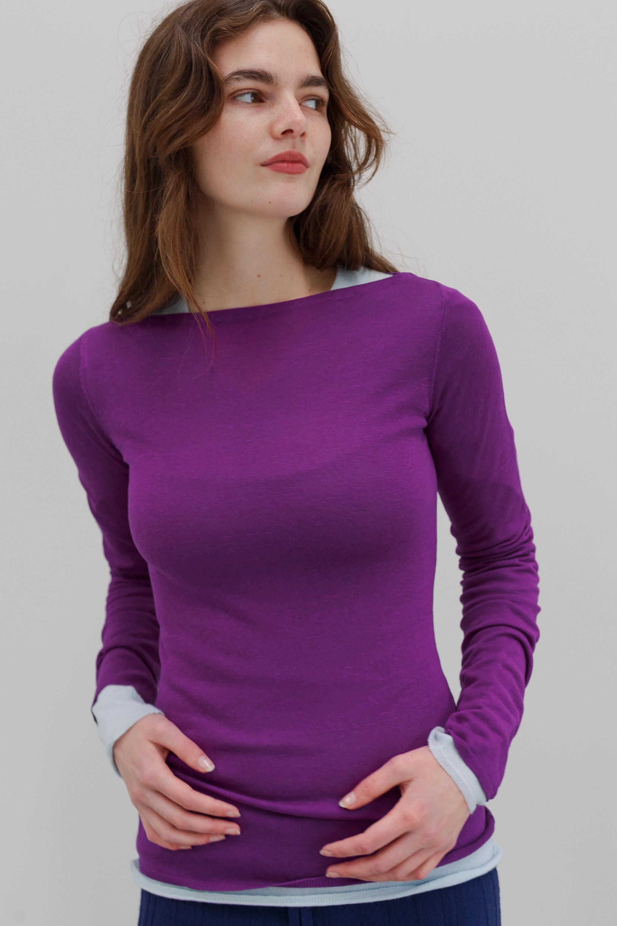Onure Silk Top - Purple Orchid
