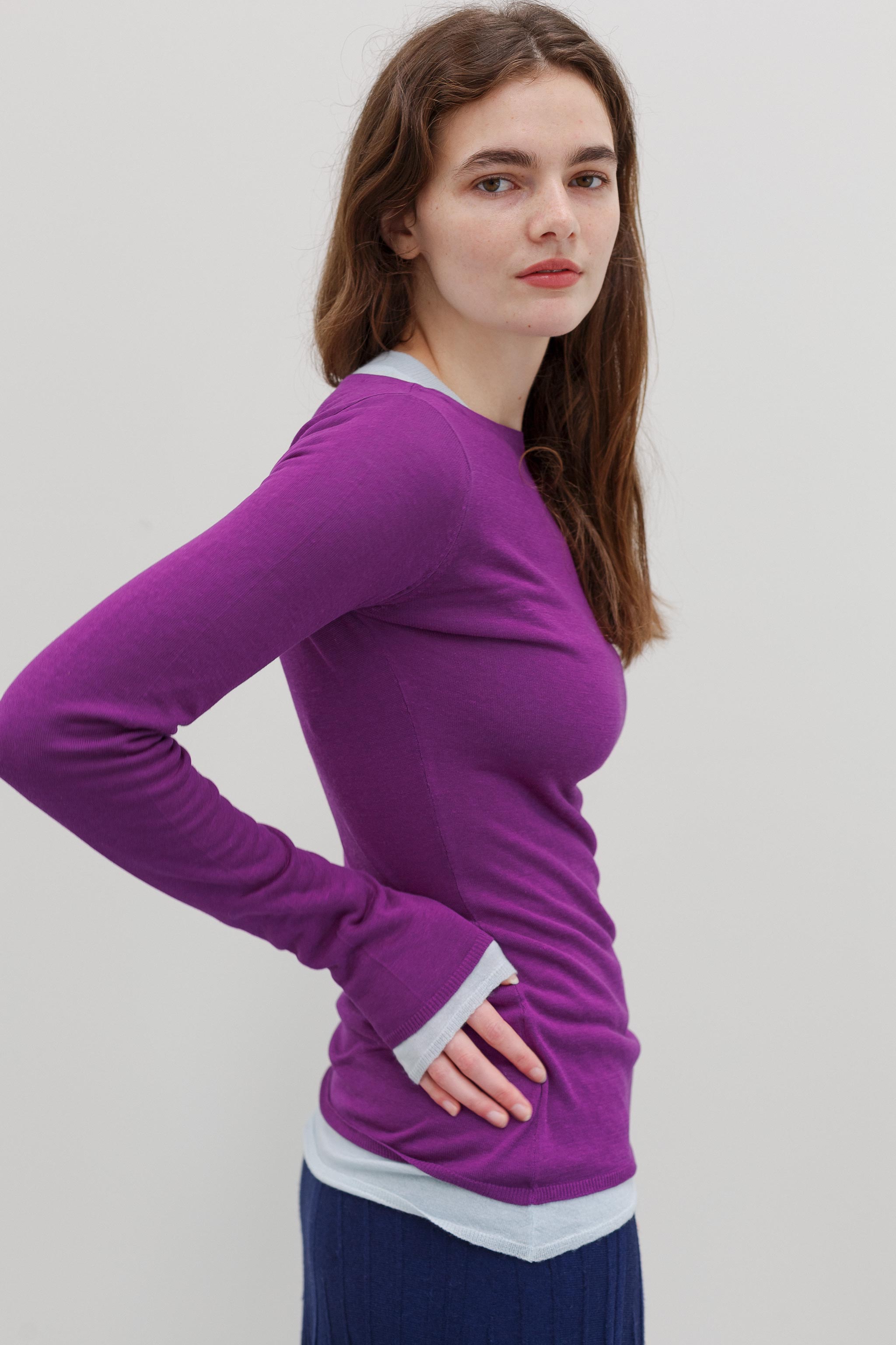 Onure Silk Top - Purple Orchid