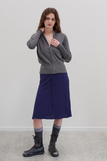 Lyra Cashmere Silk Cape - Berry Noir