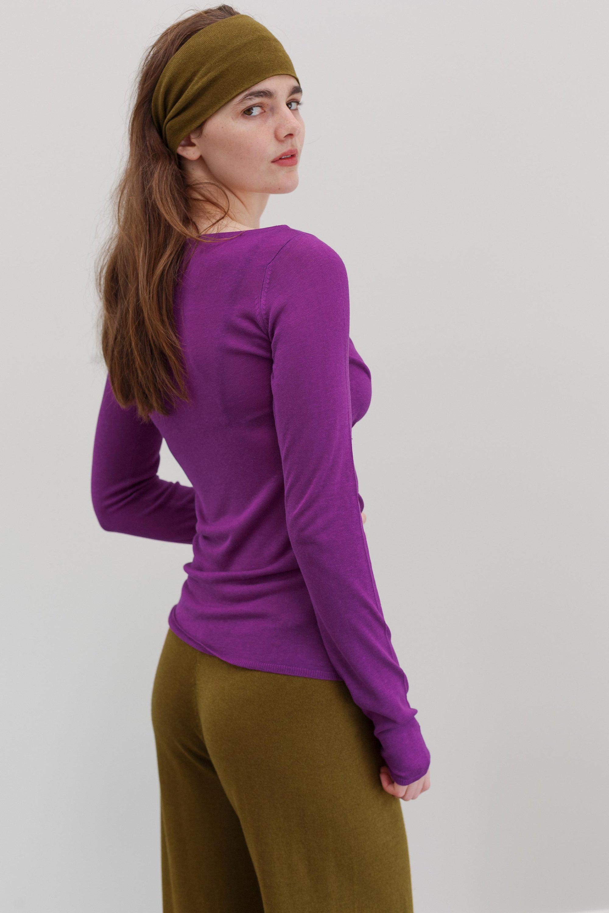 Onure Silk Top - Purple Orchid