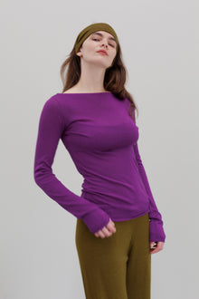 Onure Silk Top - Purple Orchid