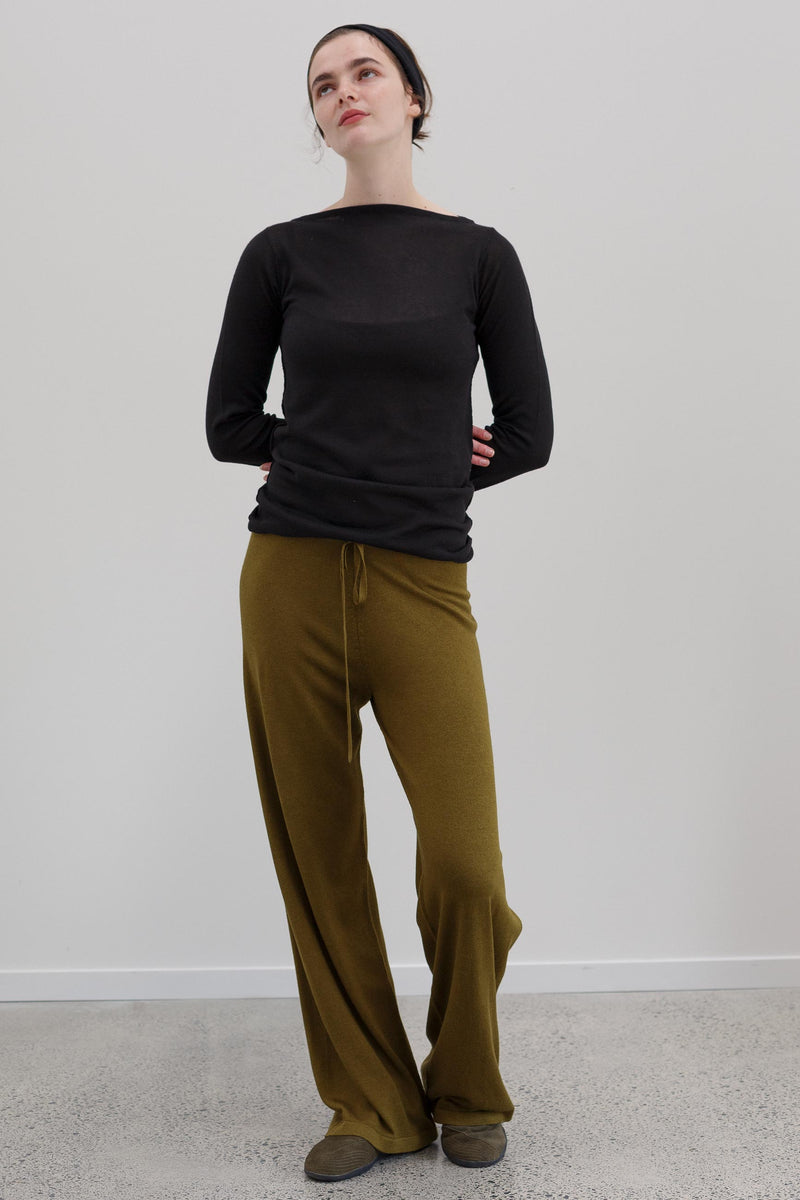 Hanape Hemp Top  - Black