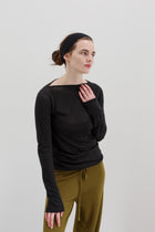 Hanape Hemp Top  - Black