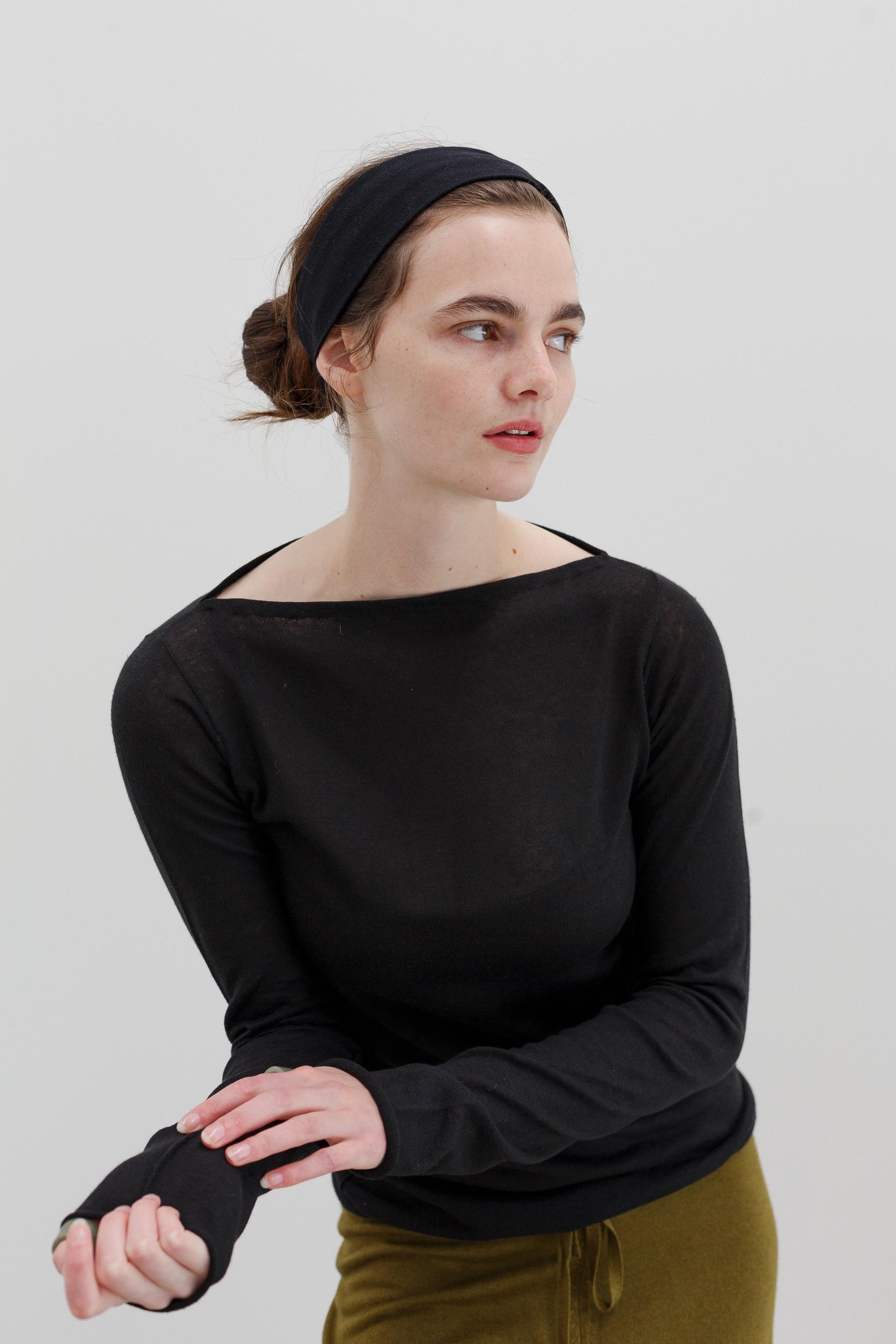Hanape Hemp Top  - Black