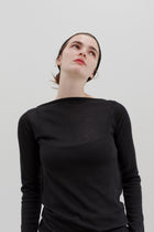 Hanape Hemp Top  - Black