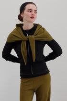 Consuelo Cashmere Scarf - Deep Chartreuse
