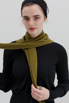 Consuelo Cashmere Scarf - Deep Chartreuse