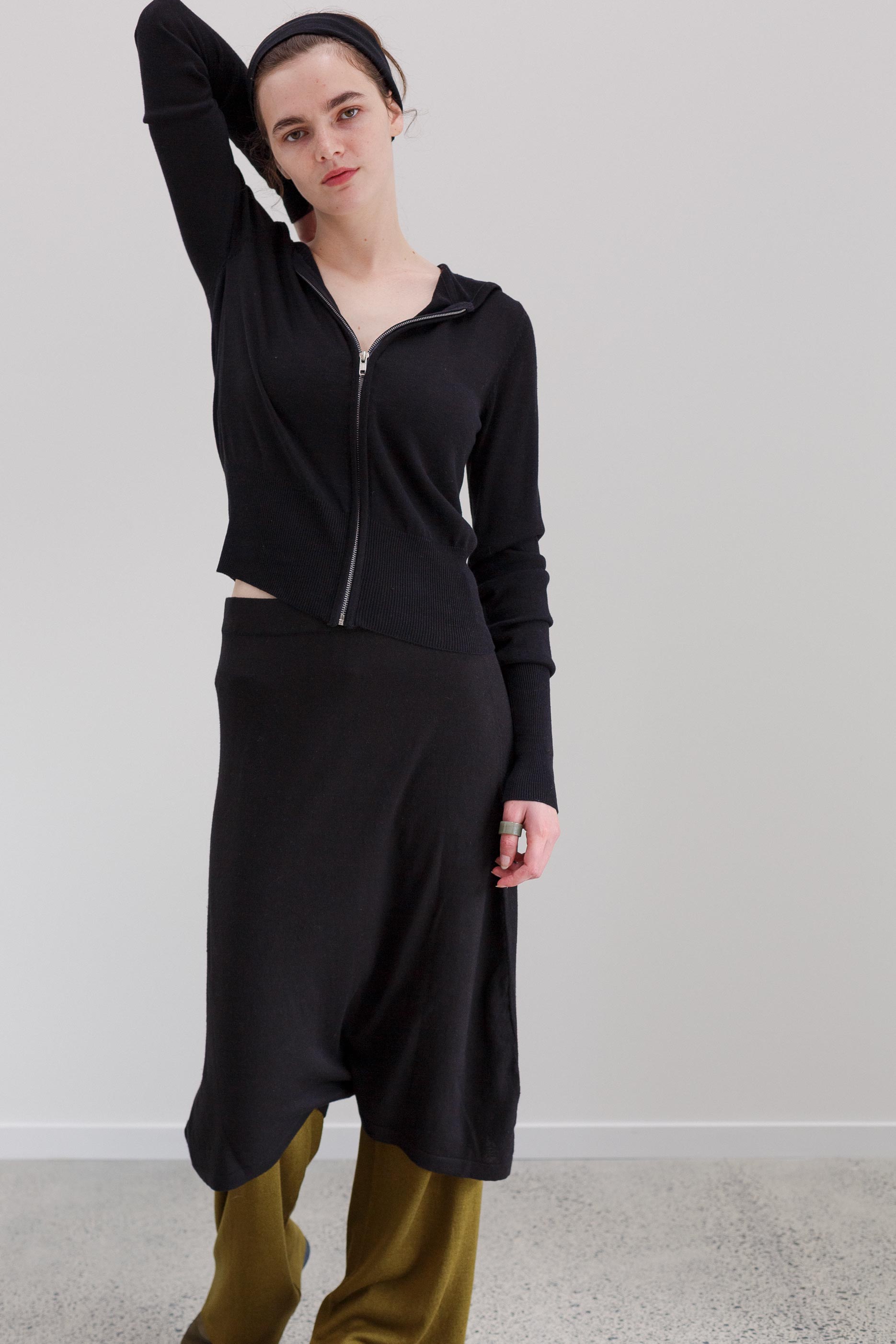 Clume Organic Cotton Skirt - Black