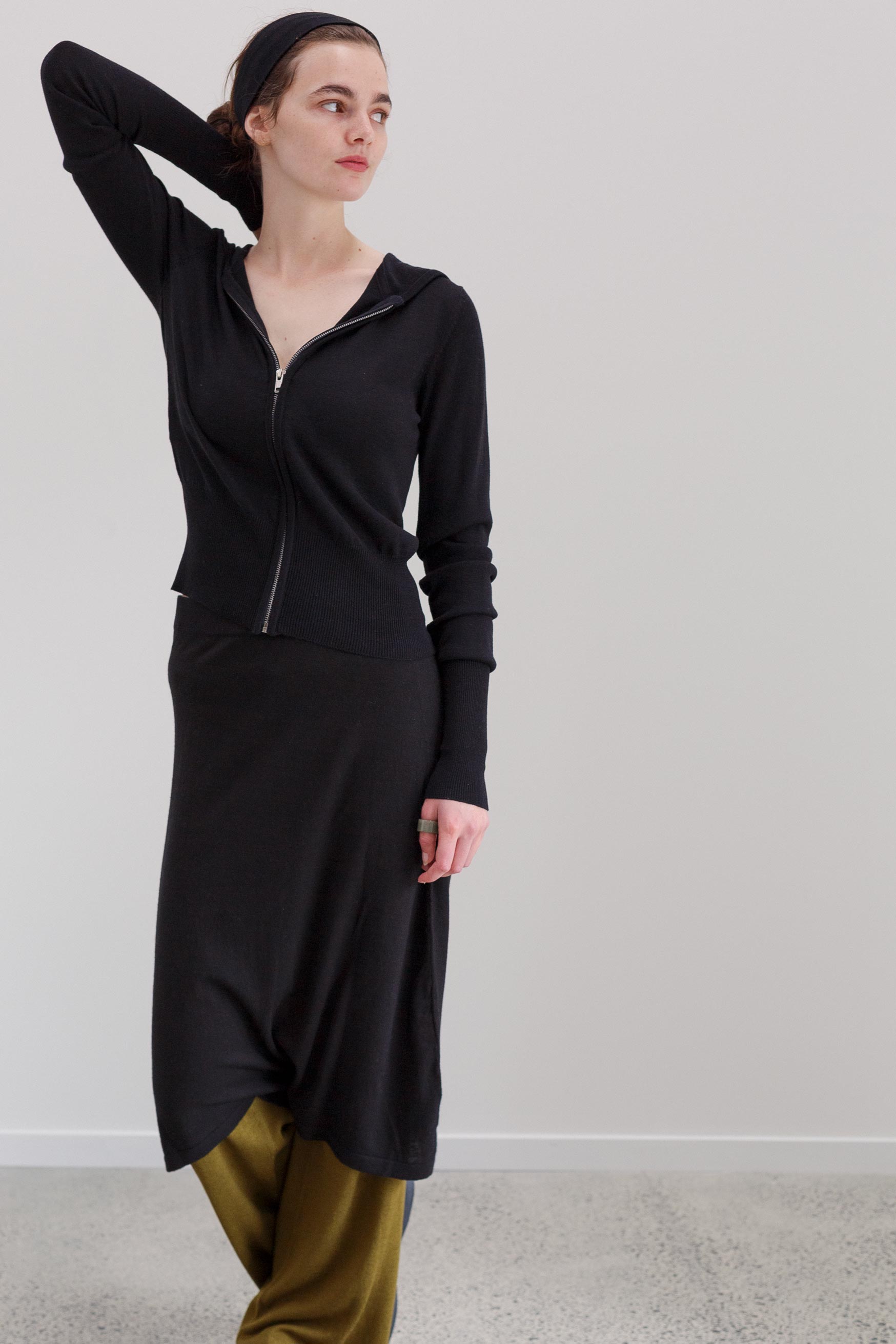 Clume Organic Cotton Skirt - Black