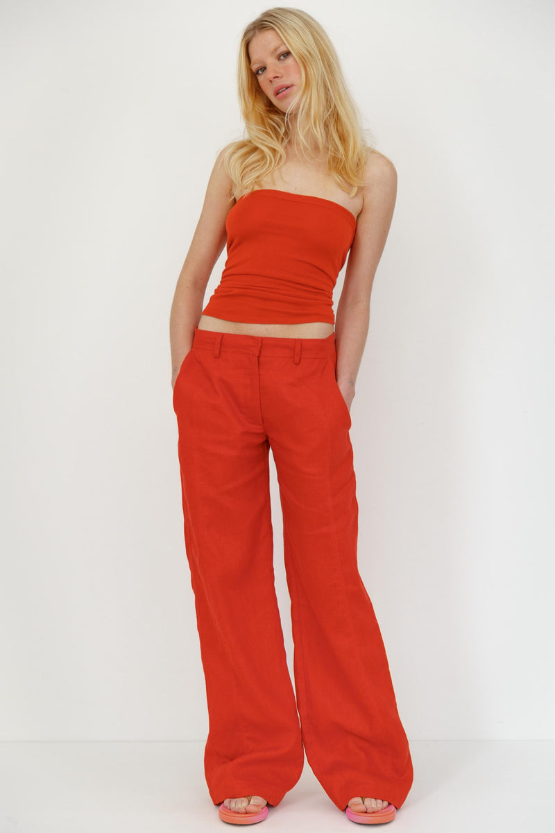 Peaches Linen Pants