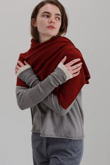 Riva Cashmere Wrap - Red Oxide