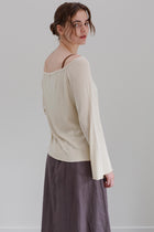 Amelon Silk Top - Cream