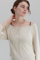 Amelon Silk Top - Cream