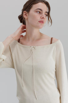 Amelon Silk Top - Cream