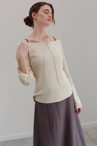 Amelon Silk Top - Cream