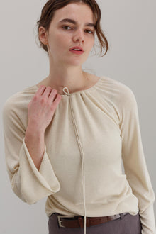 Amelon Silk Top - Cream