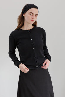 Chimes Merino Cardigan - Black