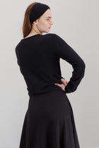 Chimes Merino Cardigan - Black