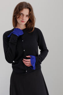 Chimes Merino Cardigan - Black