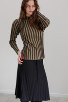 Napoleon Silk Top - Distressed Stripe