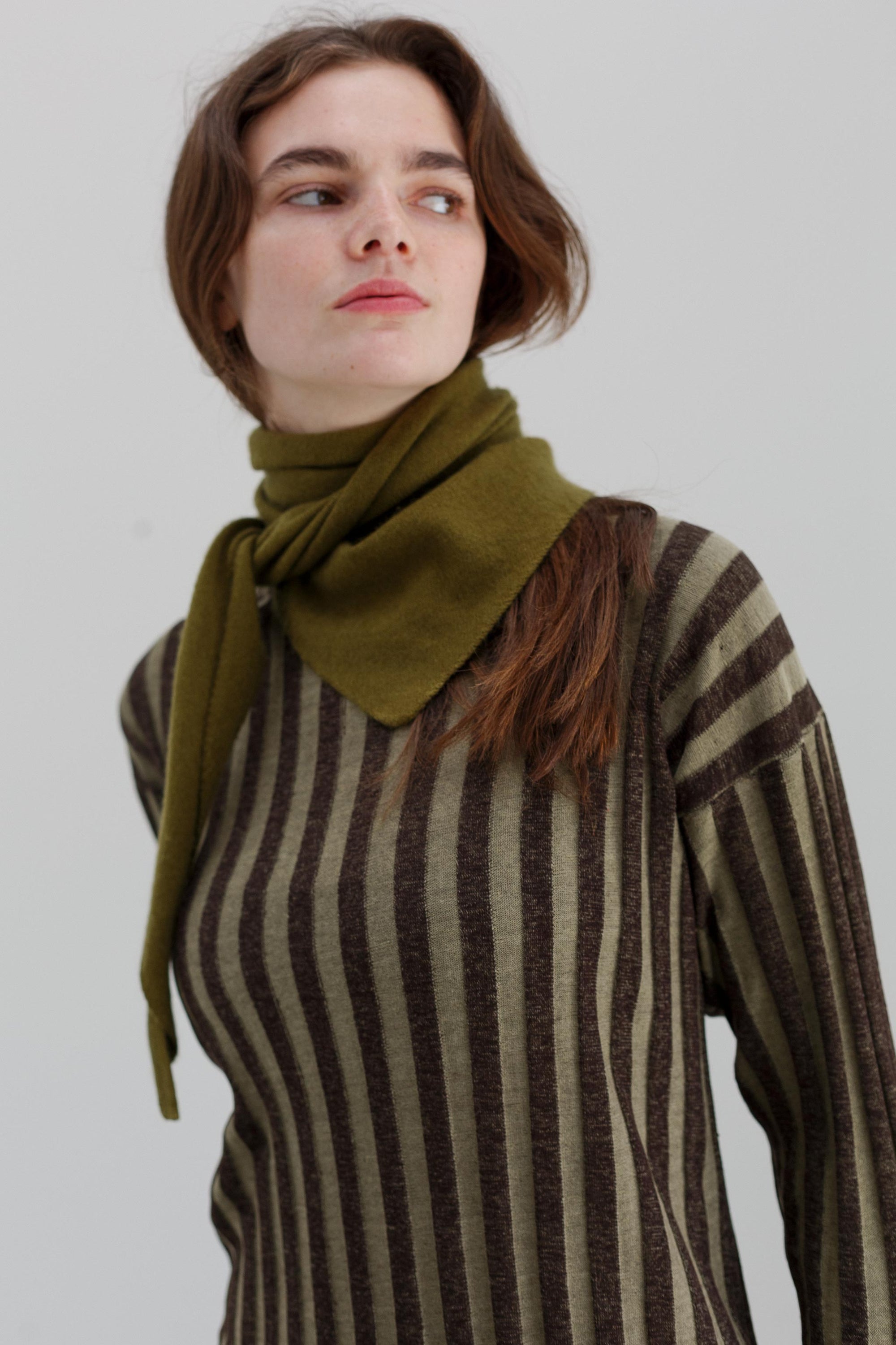 Napoleon Silk Top - Distressed Stripe