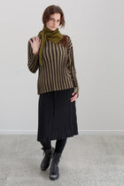 Napoleon Silk Top - Distressed Stripe