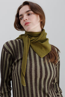 Consuelo Cashmere Scarf - Deep Chartreuse