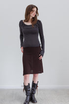 Flower Silk Top - Riverstone