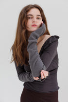 Deda Cashmere Gloves - Marl Grey