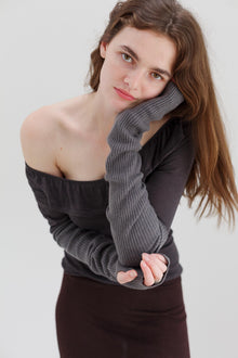 Deda Cashmere Gloves - Marl Grey