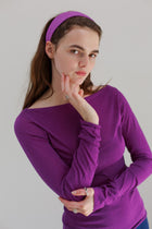 Onure Silk Top - Purple Orchid