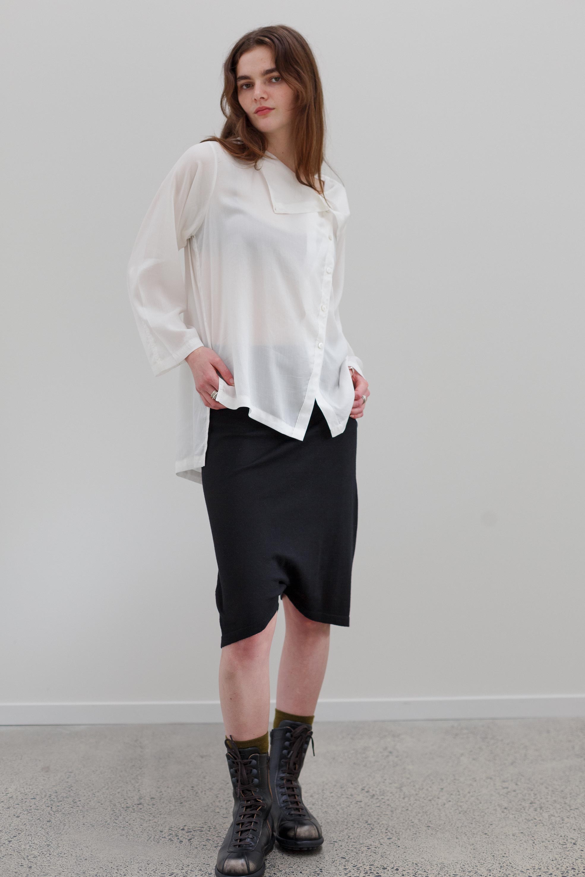 Clume Organic Cotton Skirt - Black