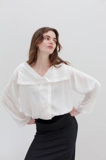 Phlox Tencel Blouse - White