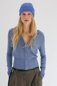 Rei Silk Cashmere Band - Daisy Blue