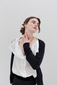 Chimes Merino Cardigan - Black