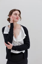 Chimes Merino Cardigan - Black