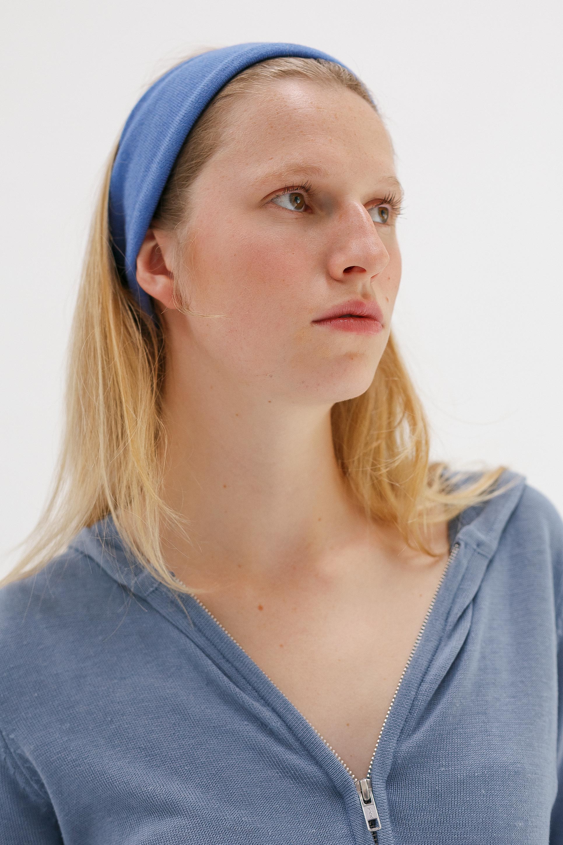 Rei Silk Cashmere Band - Daisy Blue