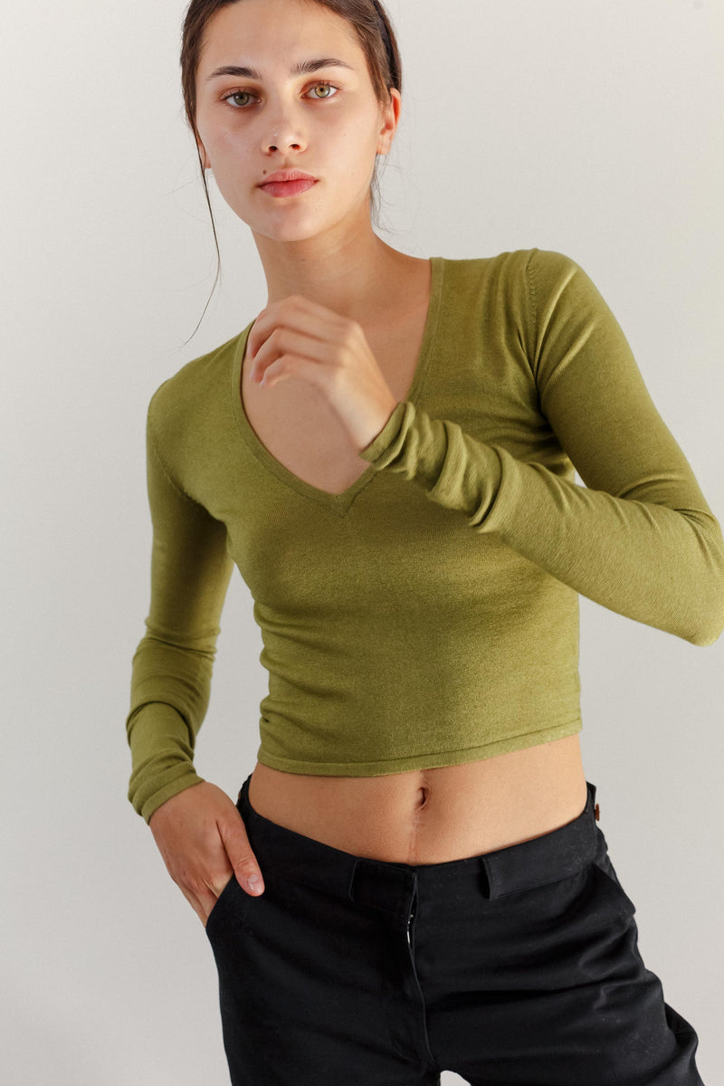 Nori Cashmere Silk Top