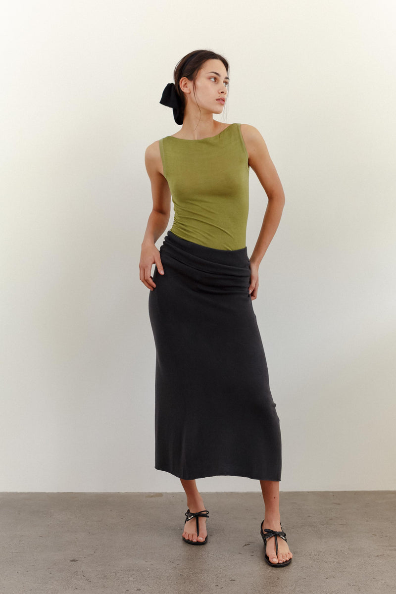 Wuru Cashmere Cotton Skirt
