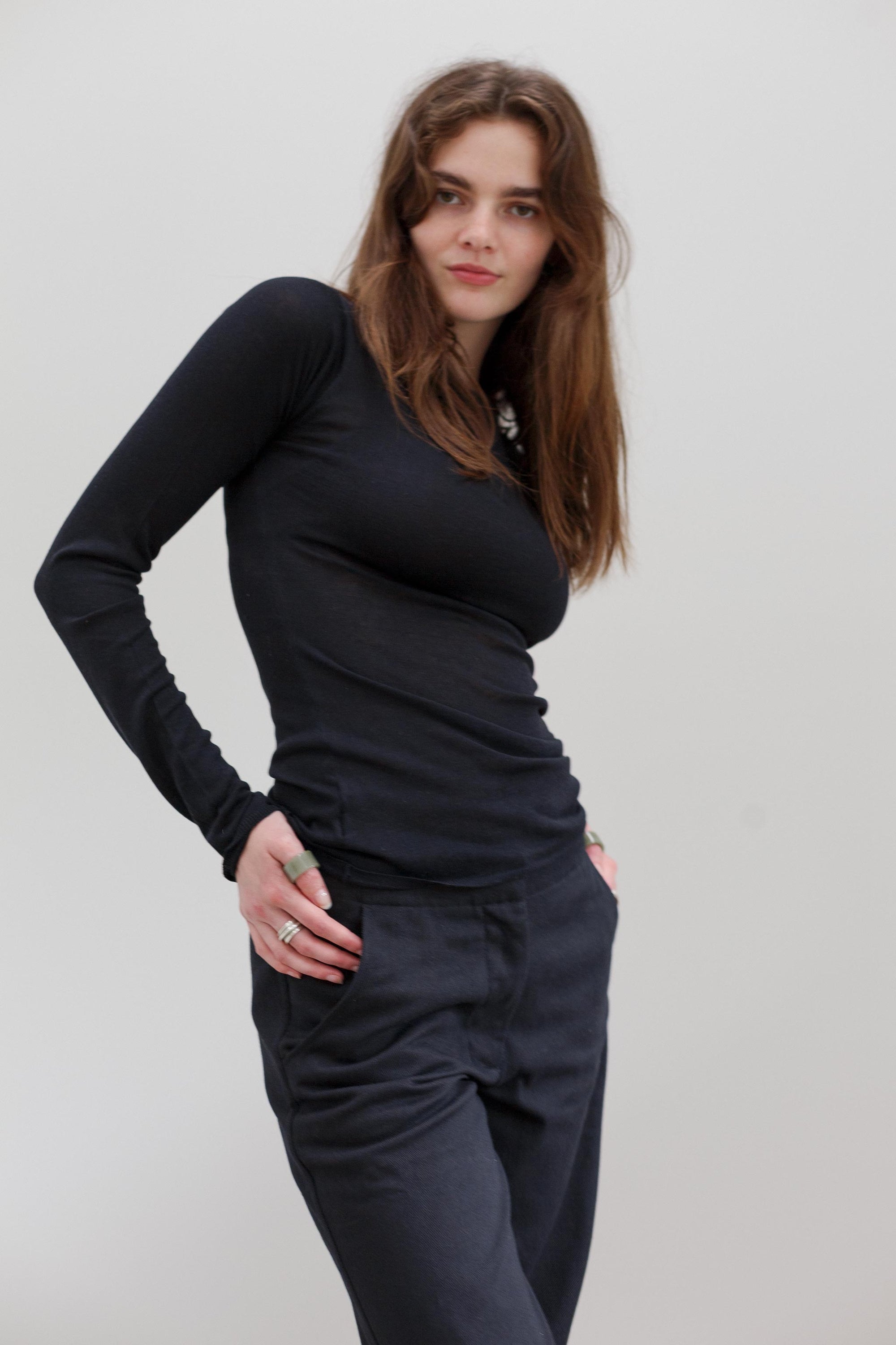 Leeway Linen Pants - Black