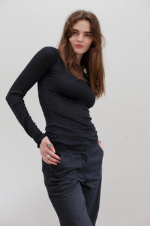 Leeway Linen Pants - Black