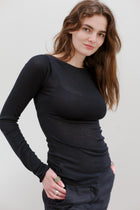 Onure Silk Top - Black
