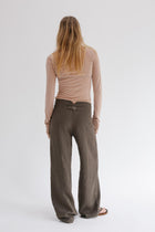 Leeway Linen Pants - Khaki