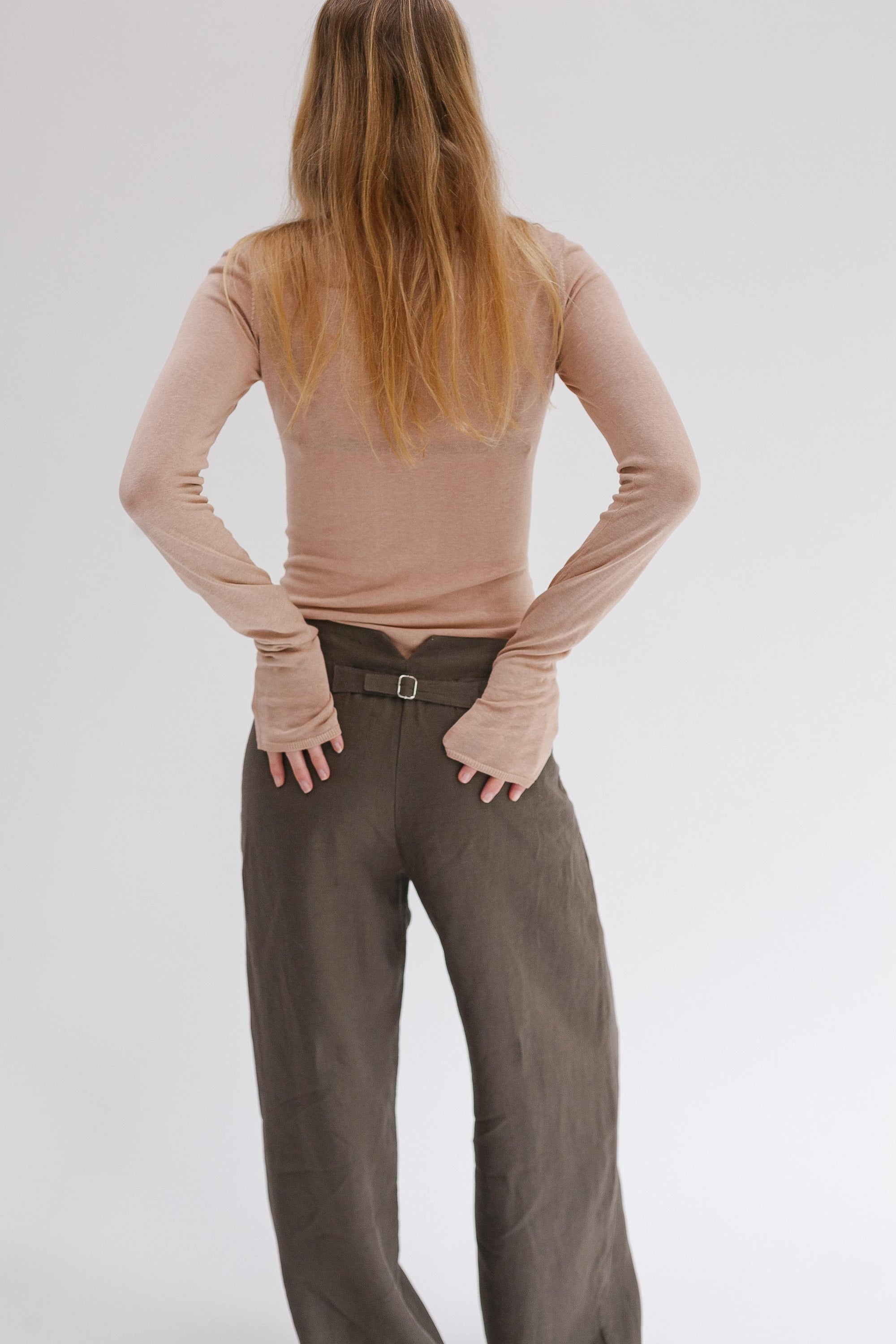 Leeway Linen Pants - Khaki