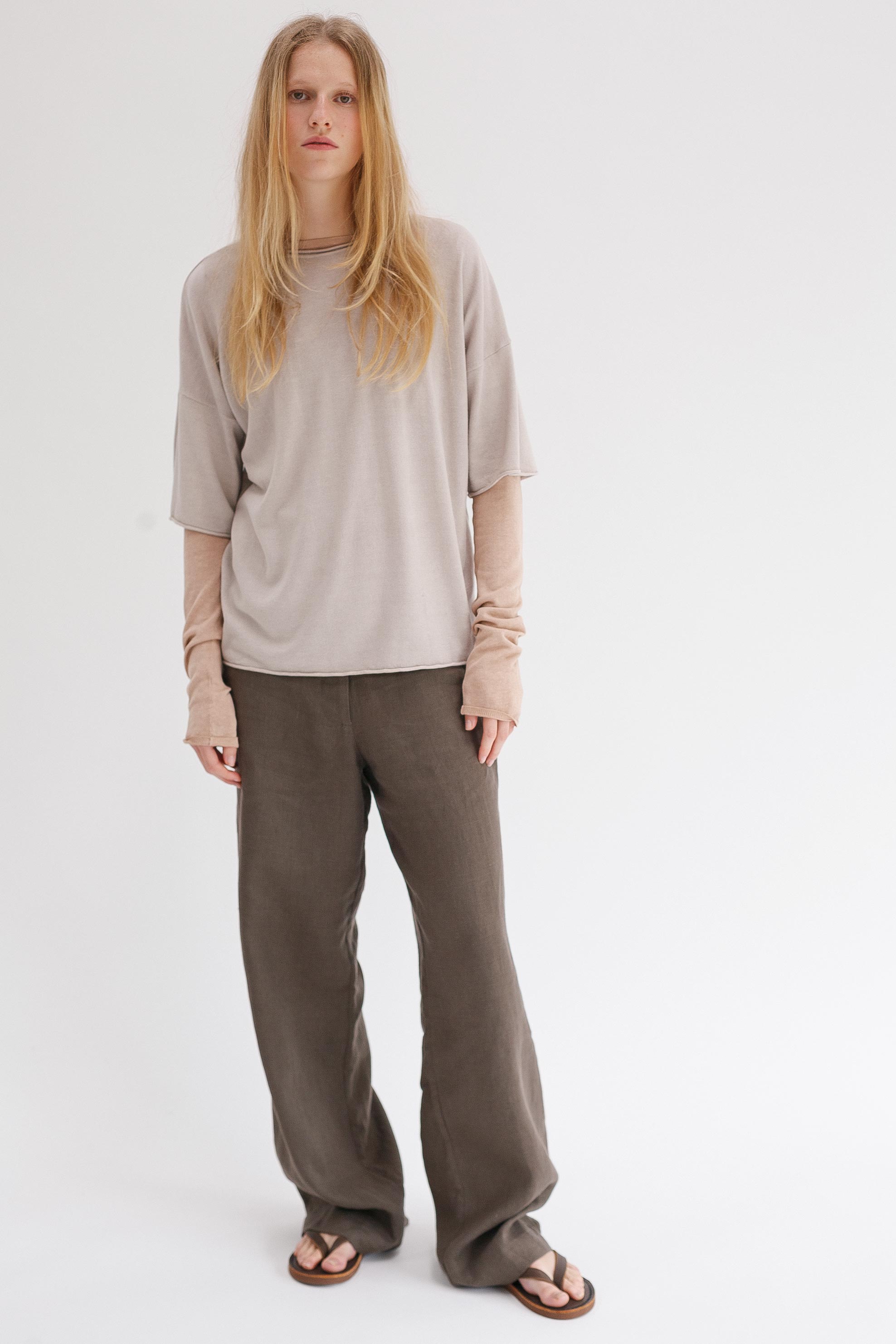 Lili Cotton Bamboo Tee - Whip
