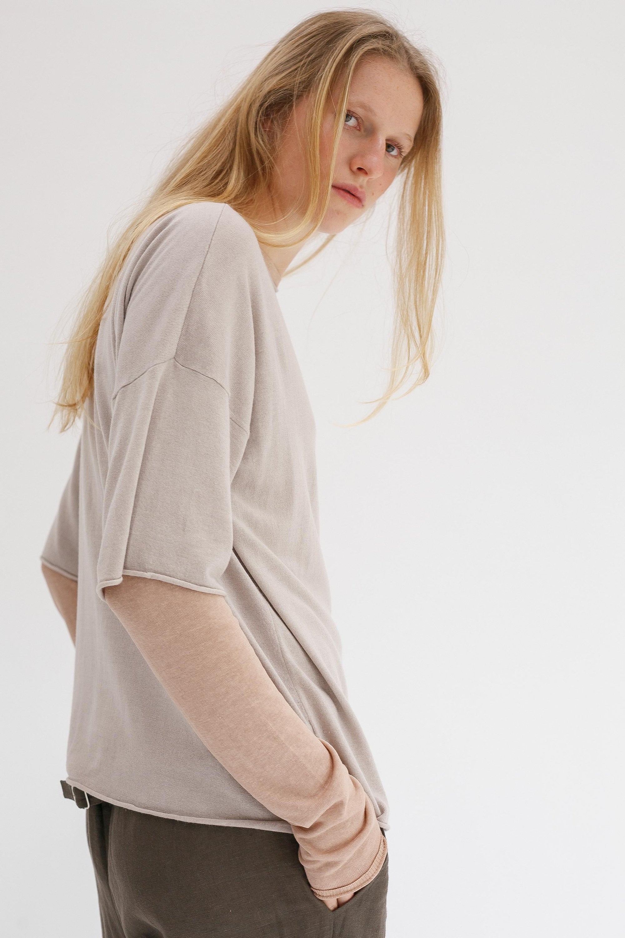 Lili Cotton Bamboo Tee - Whip