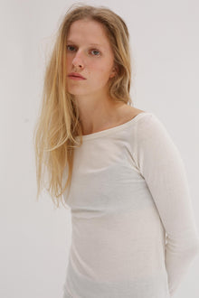 Limi Silk Cashmere Top - Blanc