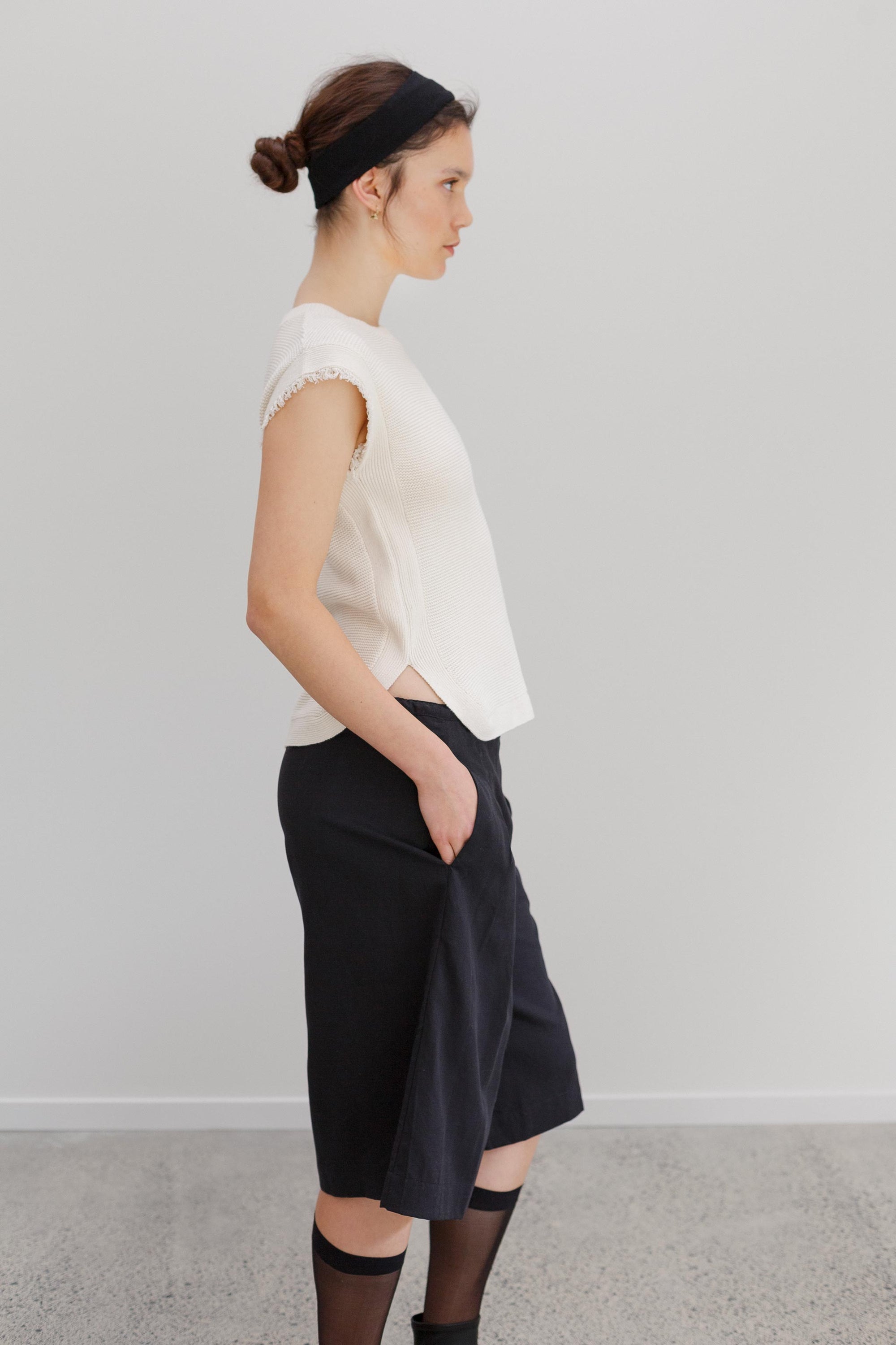 Hazy Organic Cotton Top - Shell