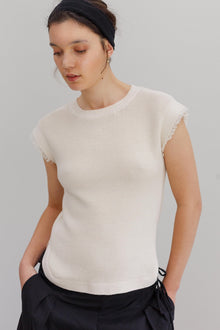 Hazy Organic Cotton Top - Shell